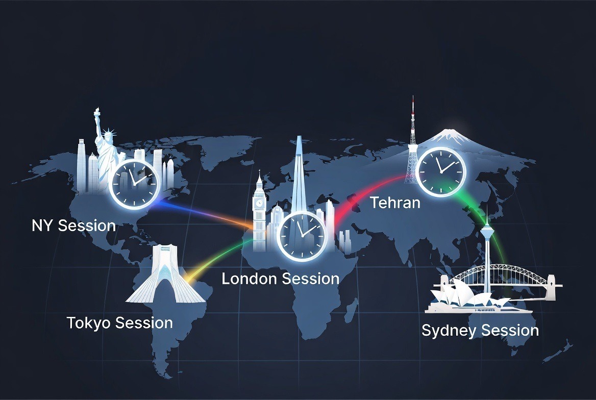 IranWidget Session Widget - Displaying Global Markets